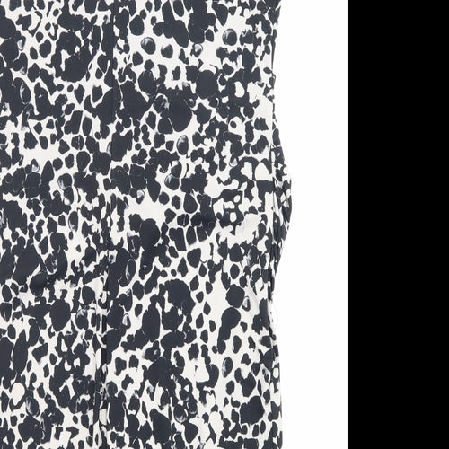 NEXT Womens Black Polyester Pencil Dress Size 16 Boat Neck