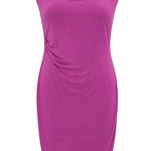 Per Una Womens Pink Modal Pencil Dress Size 14 Square Neck