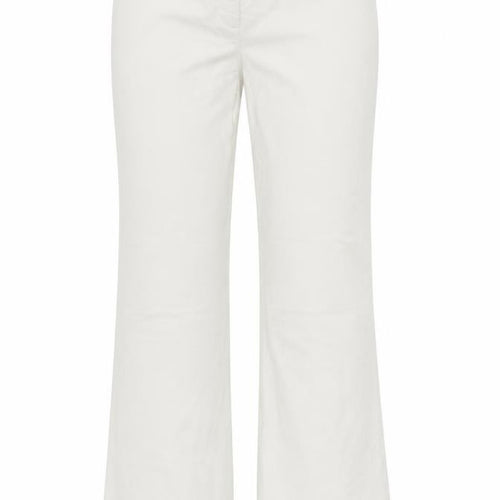 Coast Womens Beige Cotton Trousers Size 10 L30.5 in Regular Zip