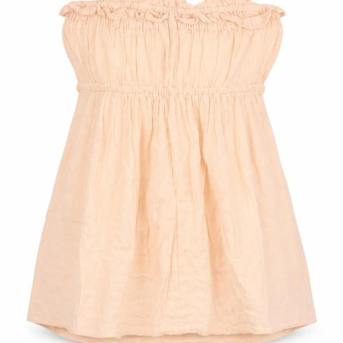New Look Womens Orange 100% Cotton Basic Blouse Size 10 Off the Shoulder - High Empire Line