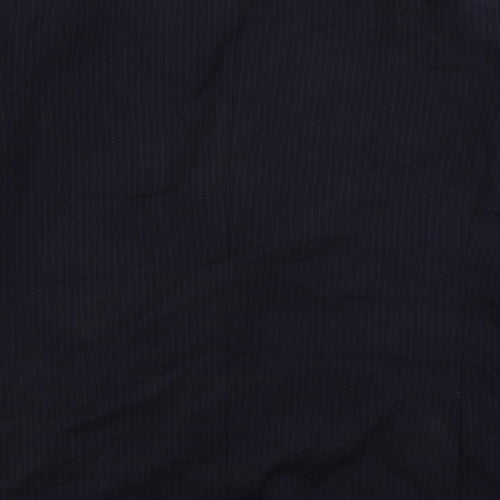 Marks and Spencer Mens Blue Striped Wool Jacket Suit Jacket Size 42 Regular
