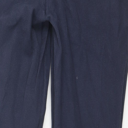 Gap Womens Blue Cotton Trousers Size 8 L24 in Regular Zip