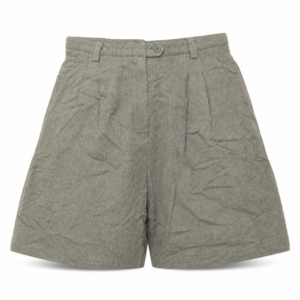 Hirsch. Womens Brown Polyester Paperbag Shorts Size 28 in L9 in Regular Zip