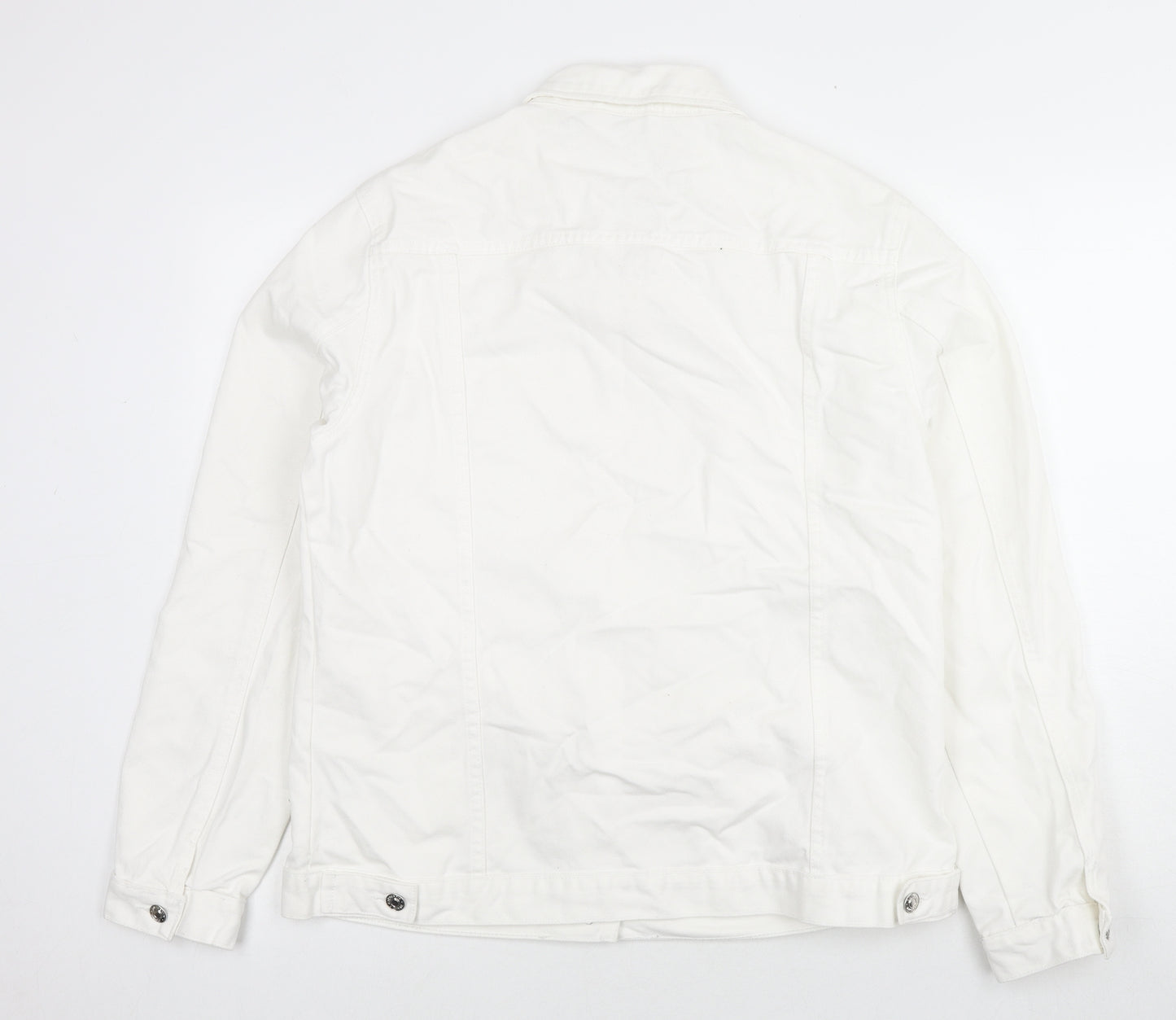 Dorothy Perkins Womens White Jacket Size 16 Button