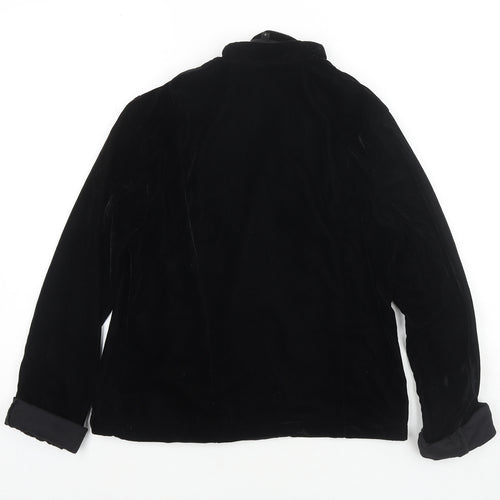 River Island Womens Black Jacket Size 8 Zip