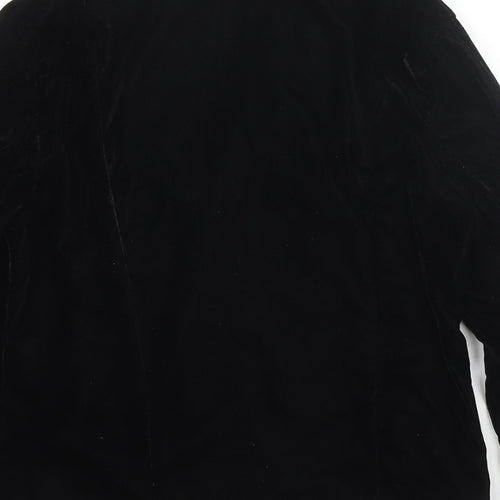 River Island Womens Black Jacket Size 8 Zip