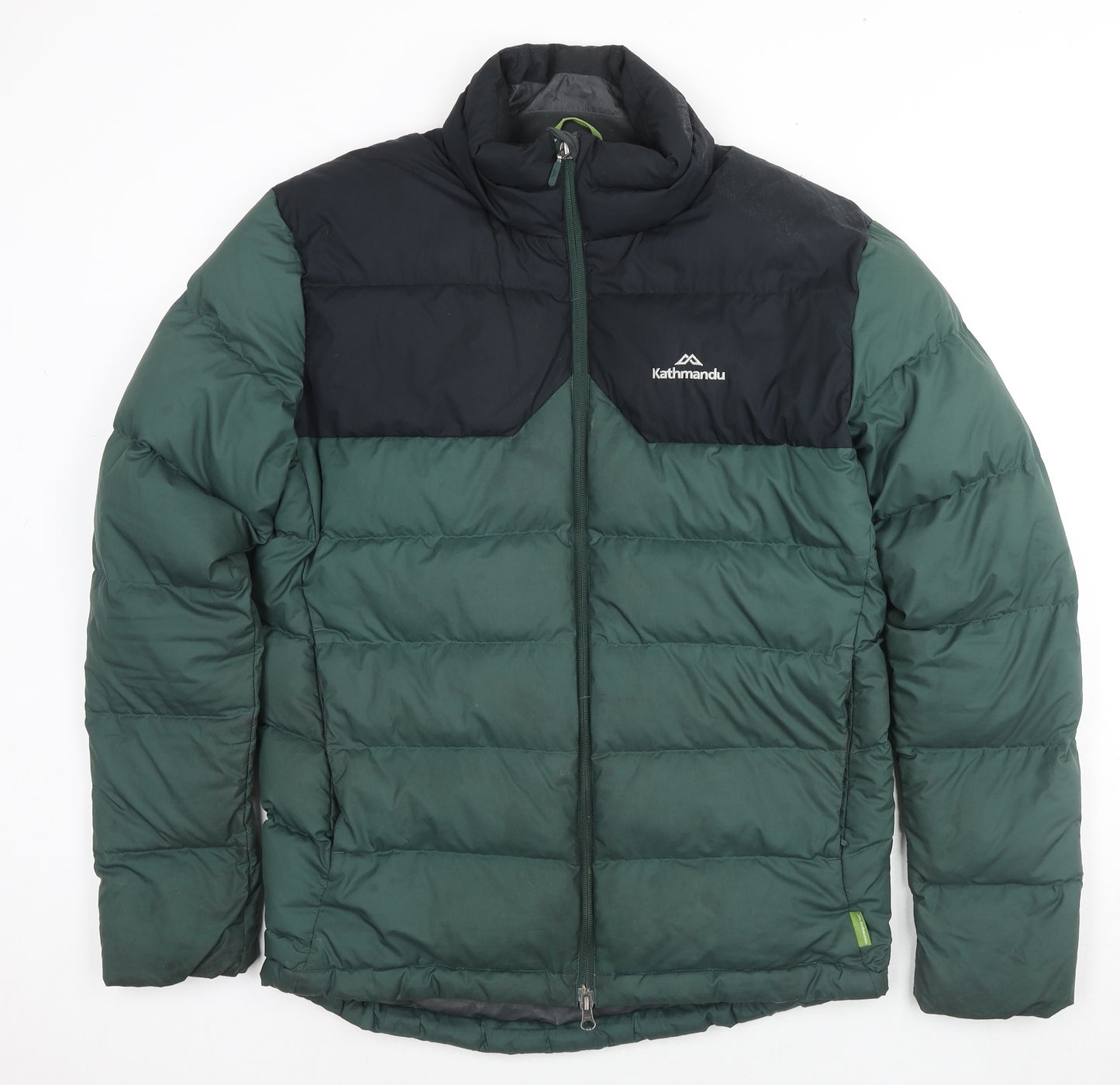 Kathmandu Mens Green Puffer Jacket Jacket Size M Zip