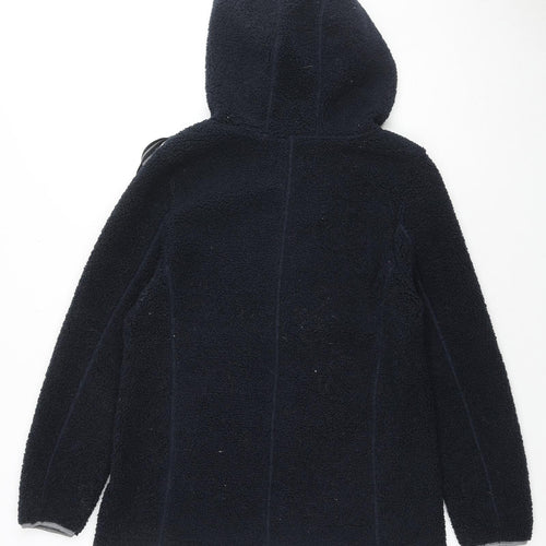 M&Co Womens Blue Jacket Size 10 Zip