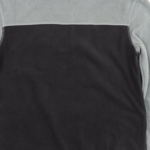 Marks and Spencer Girls Grey Colourblock Polyester Pullover Sweatshirt Size 13-14 Years Pullover