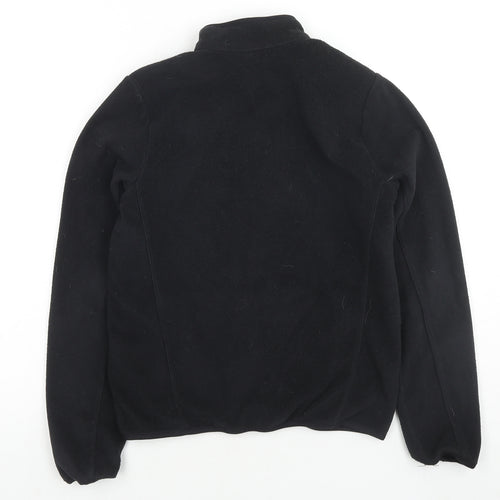 DECATHLON Boys Black Jacket Size 12 Years Zip