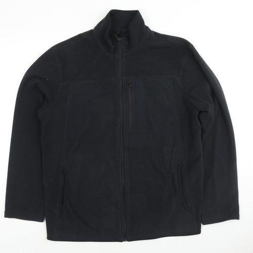 Marks and Spencer Mens Black Jacket Size M Zip