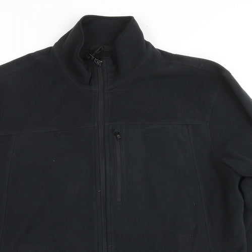 Marks and Spencer Mens Black Jacket Size M Zip