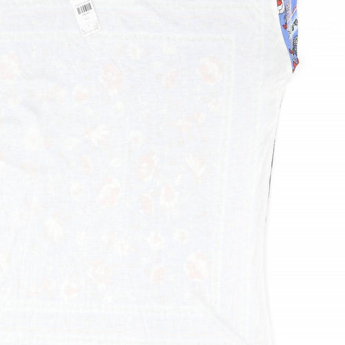 Intuition Womens Multicoloured Floral Polyester Basic Blouse Size 8 Round Neck - Size 8-10