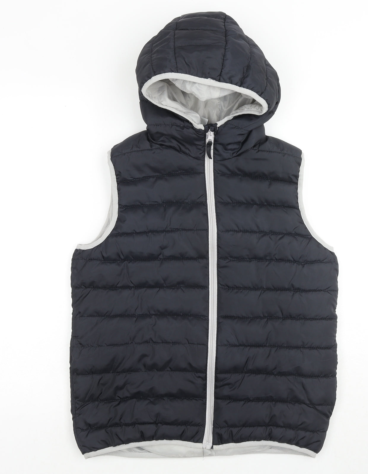 Y.F.K Outdoor Boys Black Gilet Waistcoat Size 13-14 Years Zip