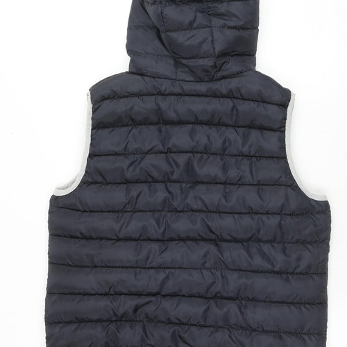Y.F.K Outdoor Boys Black Gilet Waistcoat Size 13-14 Years Zip