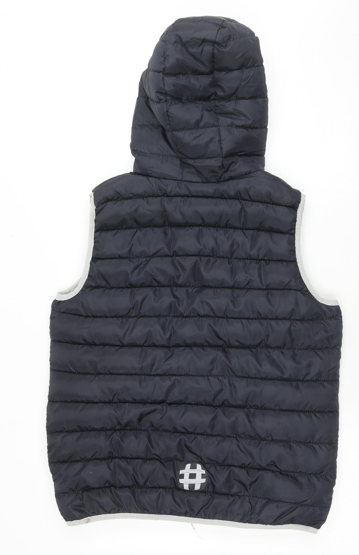 Y.F.K Outdoor Boys Black Gilet Waistcoat Size 13-14 Years Zip