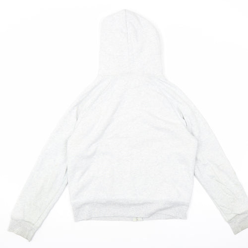 Gap Womens Grey Cotton Full Zip Hoodie Size M Zip