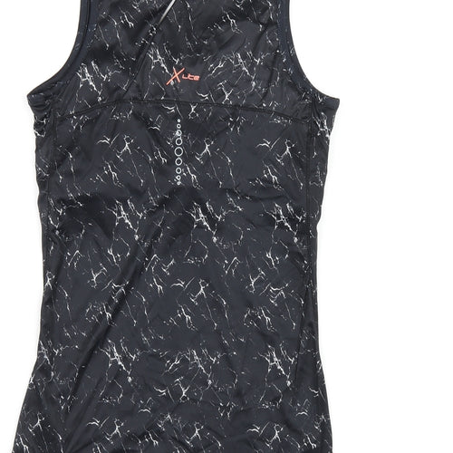 Karrimor Womens Black Polyester Basic Tank Size 10 Scoop Neck Pullover