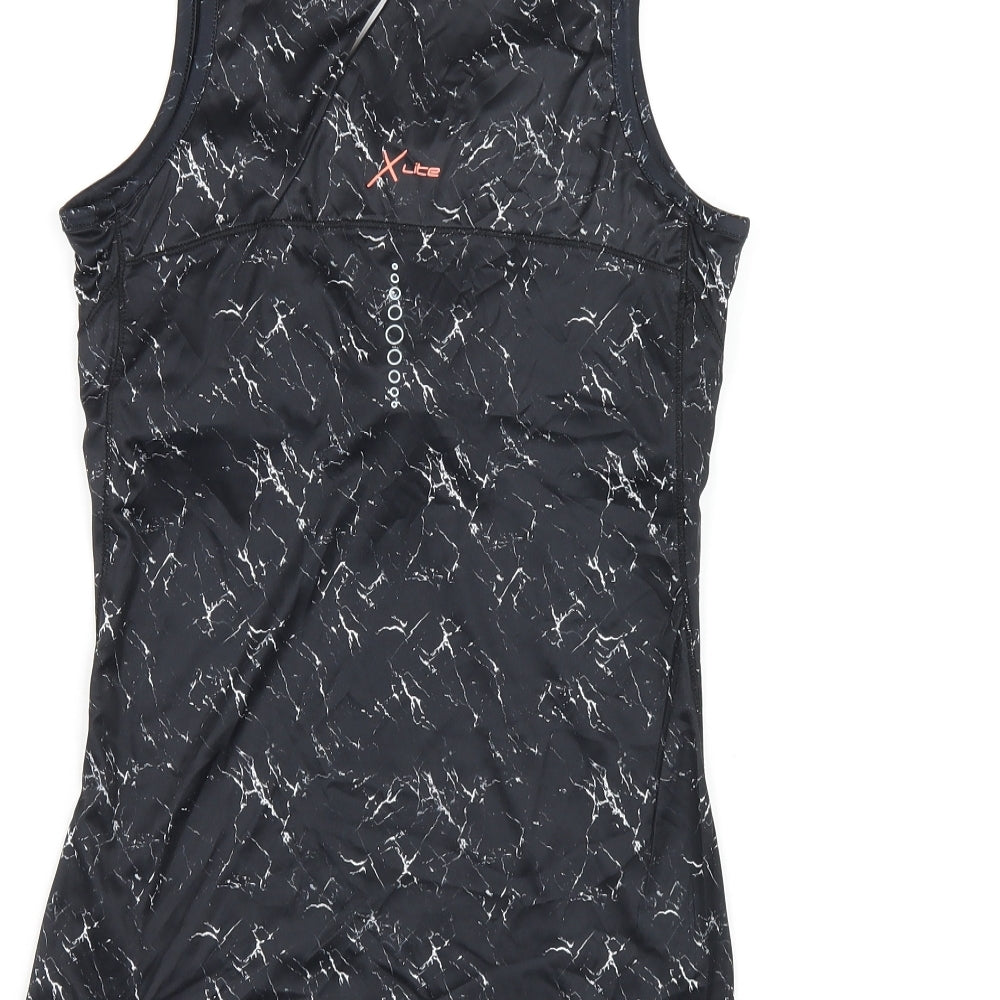 Karrimor Womens Black Polyester Basic Tank Size 10 Scoop Neck Pullover