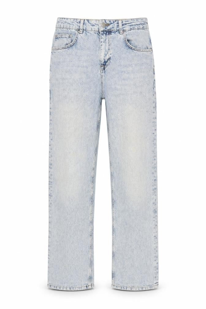 ASOS Womens Blue Cotton Straight Jeans Size 30 in L32 in Regular Zip