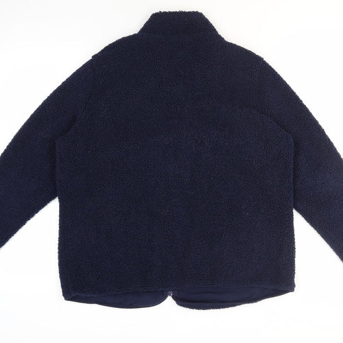 Bonmarché Women's Blue Polyester Full Zip Jacket