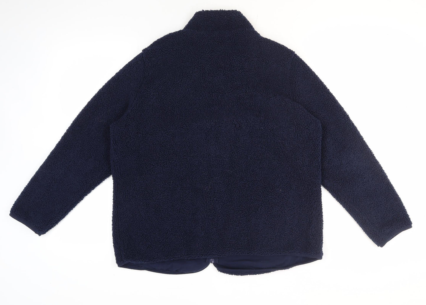 Bonmarché Women's Blue Polyester Full Zip Jacket