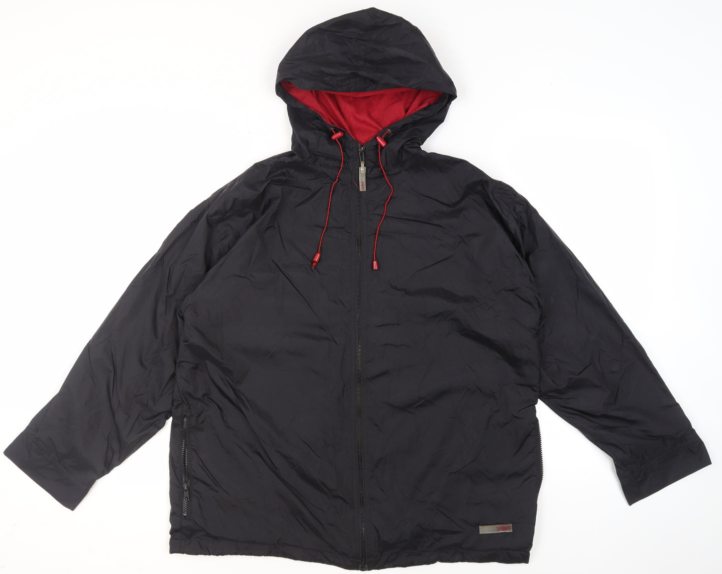 Sport Men's Black Hooded Jacket Size 20