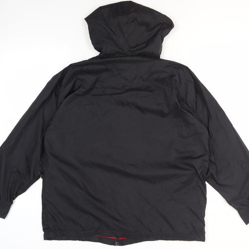 Sport Men's Black Hooded Jacket Size 20