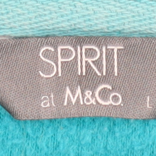 M&Co Women's Blue Fleece Waistcoat Size 10
