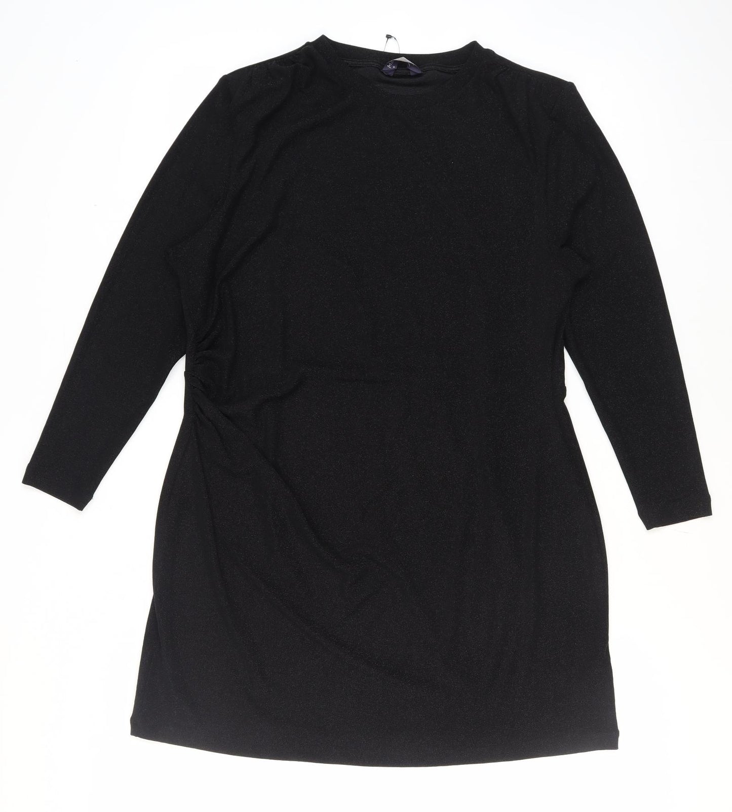 Marks and Spencer Women's Black Shift Dress Size 20
