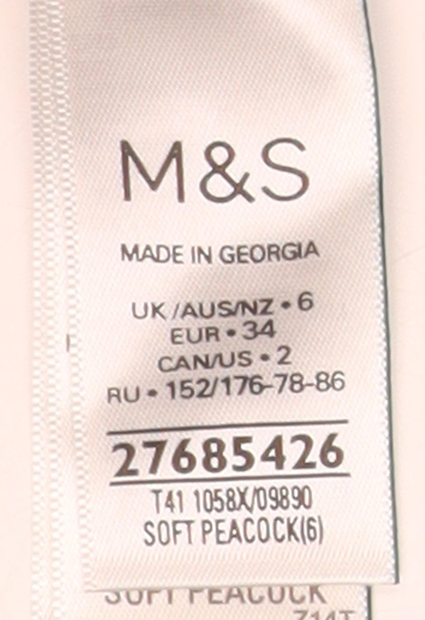 Marks and Spencer Women's Blue Cotton Blouse Size 6