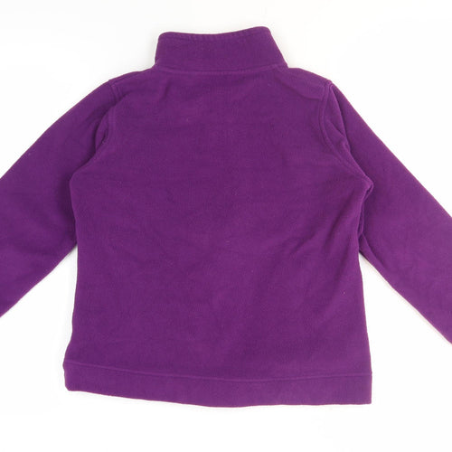 Isle Women's Purple Fleece Jacket Size 10 Casual