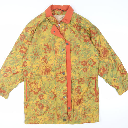 Jan Robert Women's Multicoloured Floral Long Jacket Size 10