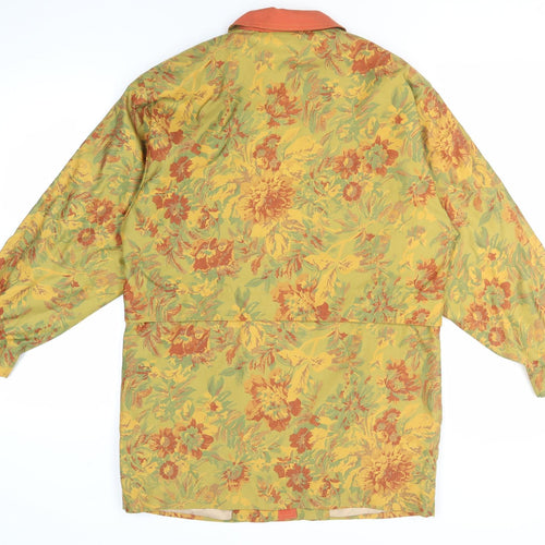 Jan Robert Women's Multicoloured Floral Long Jacket Size 10