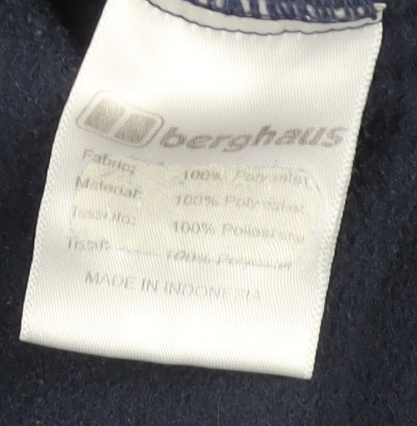 Berghaus Men's Blue Fleece Pullover Sweatshirt M