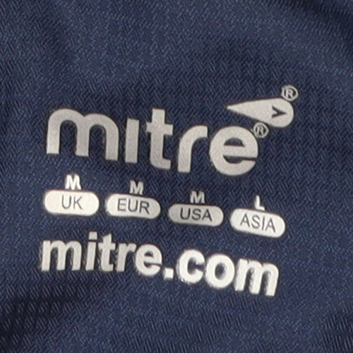 Mitre Men's Blue Hooded Parka Jacket Medium