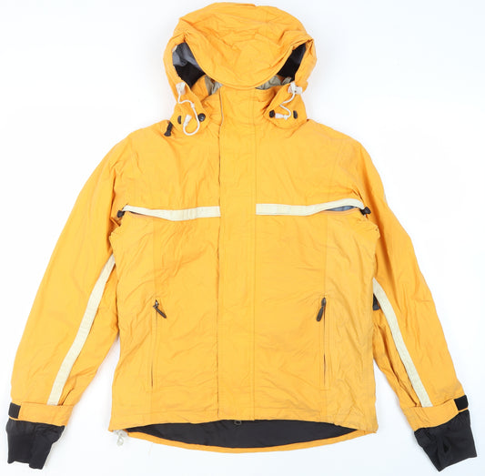 Nike ACG Men's Yellow Hooded Windbreaker Jacket S