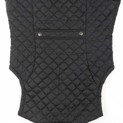 Red Herring Women's Black Quilted Waistcoat Size 16