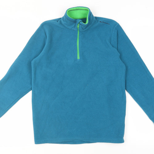 Decathlon Unisex Kids Blue Fleece Jacket 14 Years Hiking