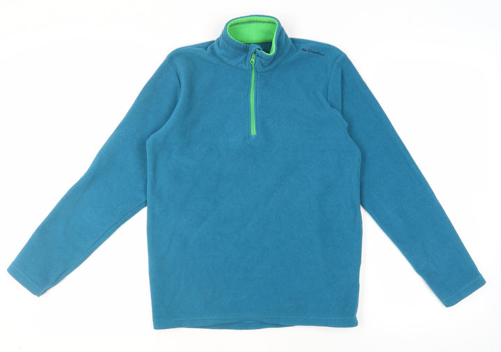 Decathlon Unisex Kids Blue Fleece Jacket 14 Years Hiking