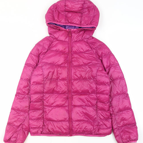 Uniqlo Women's Pink Insulated Puffer Jacket M