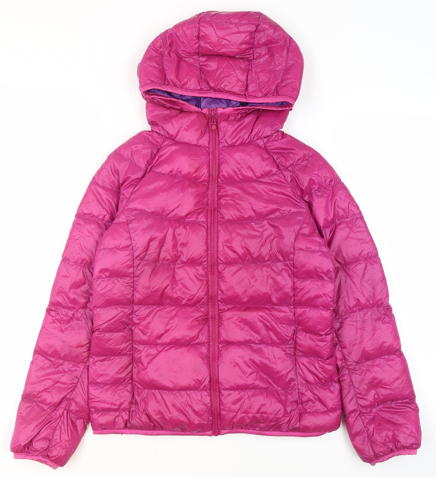 Uniqlo Women's Pink Insulated Puffer Jacket M