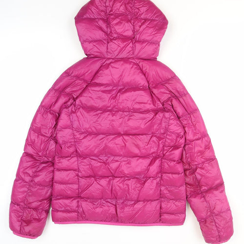 Uniqlo Women's Pink Insulated Puffer Jacket M