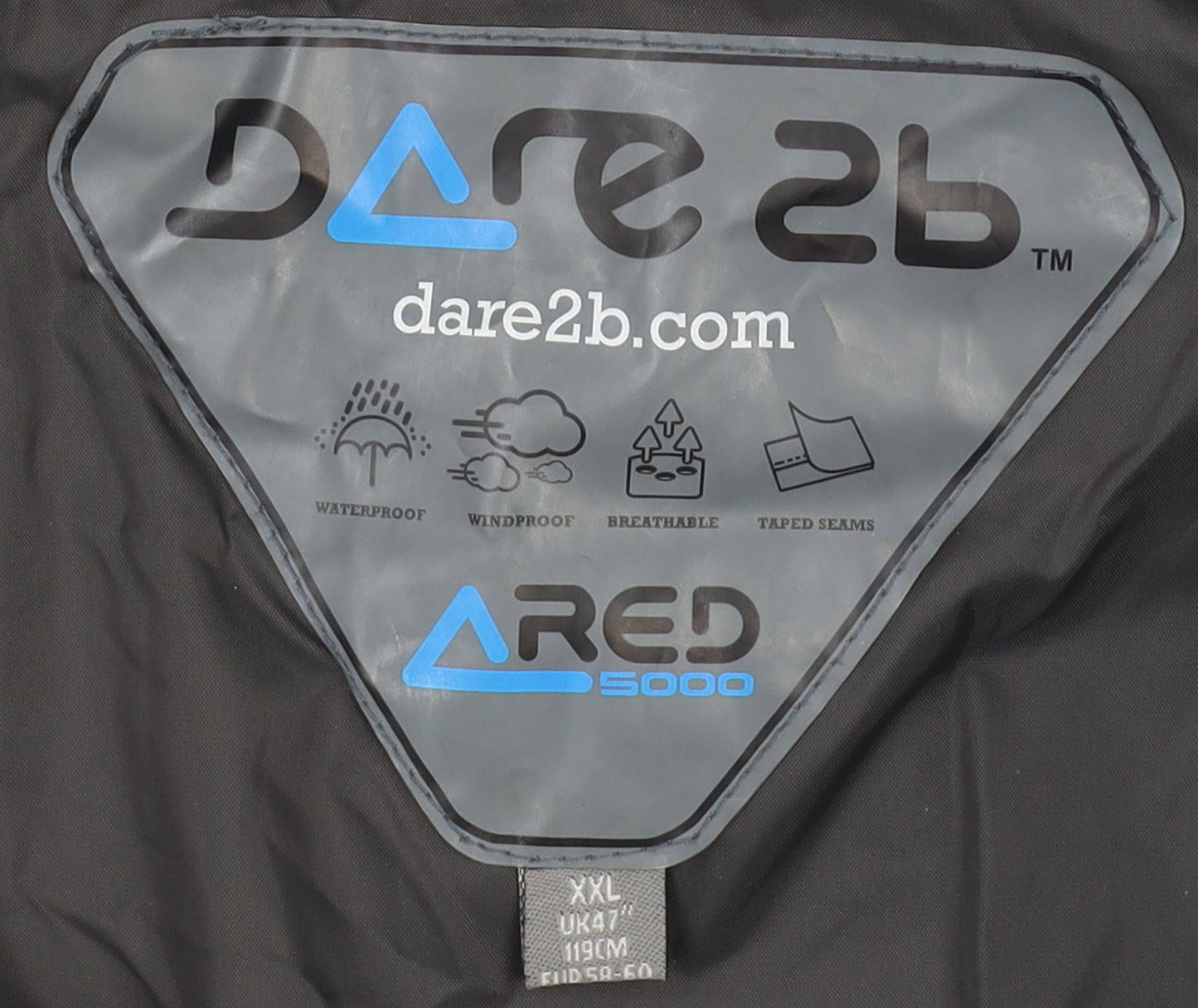 Dare 2b Men's Black Windbreaker Jacket 2XL