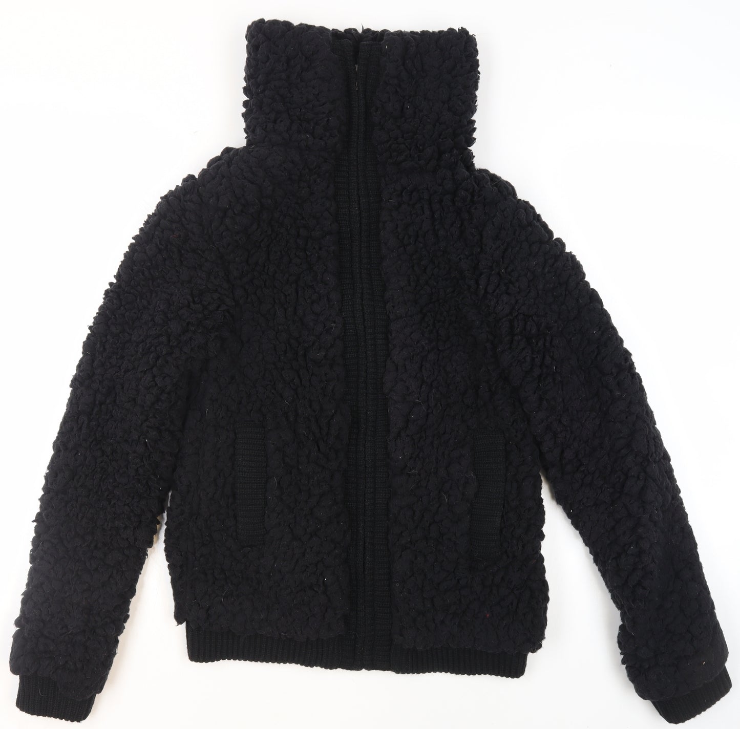 Sparkle & Fade Women's Black Bomber Jacket S