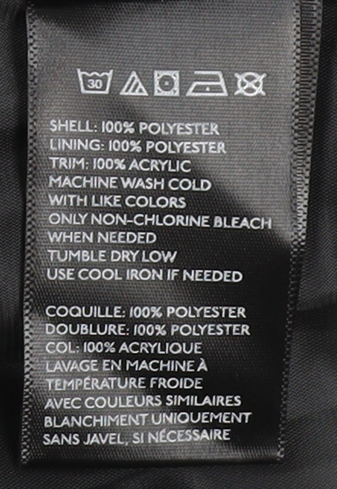 Sparkle & Fade Women's Black Bomber Jacket S