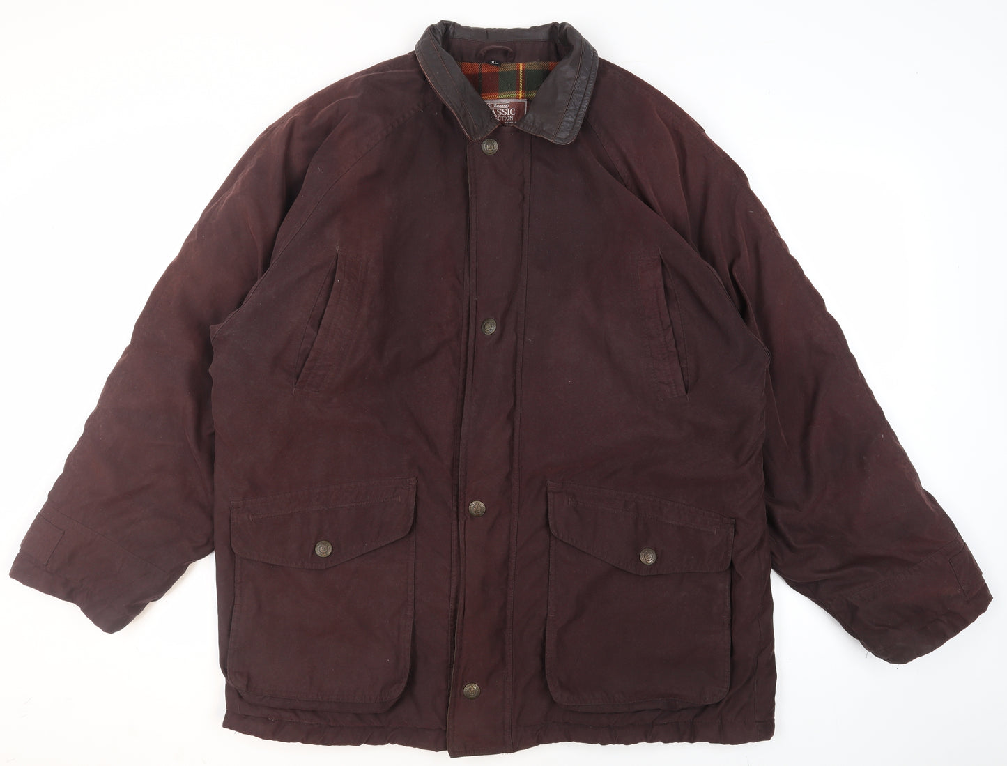 St Bernard Men's Brown Field Jacket - XL, Classic Outdoor