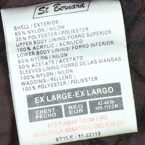 St Bernard Men's Brown Field Jacket - XL, Classic Outdoor