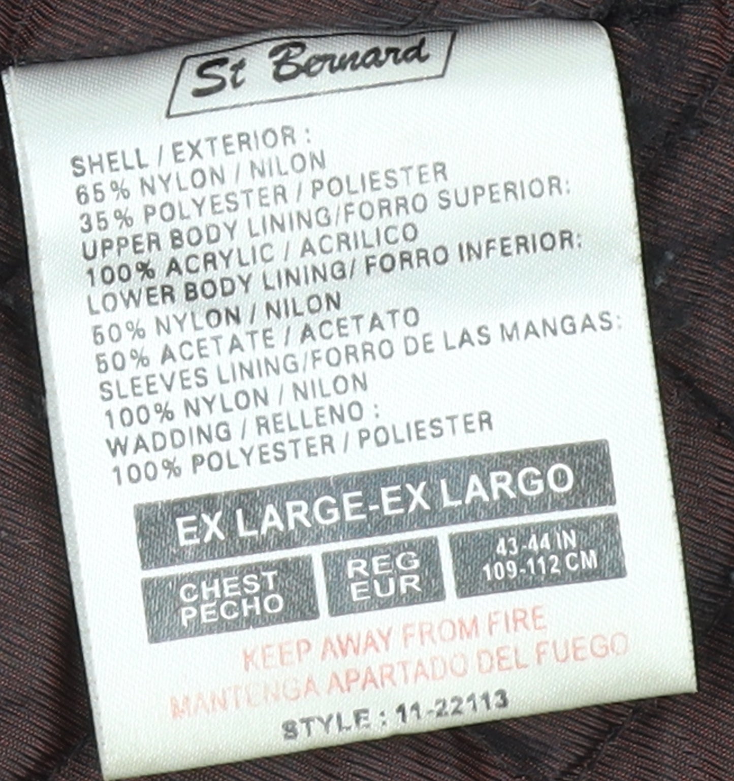 St Bernard Men's Brown Field Jacket - XL, Classic Outdoor