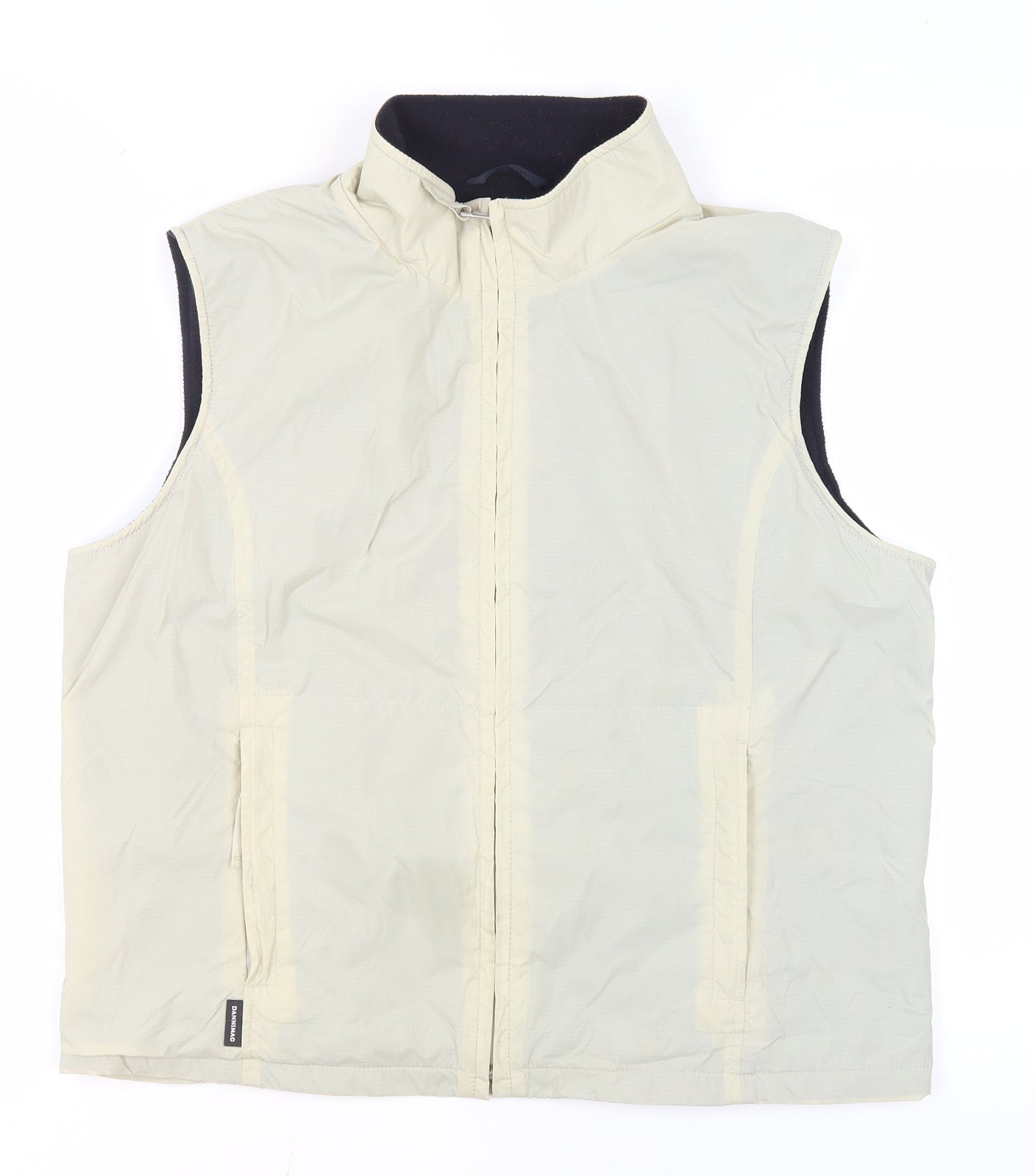 Dannimac Beige Unisex Waistcoat L Zip Casual